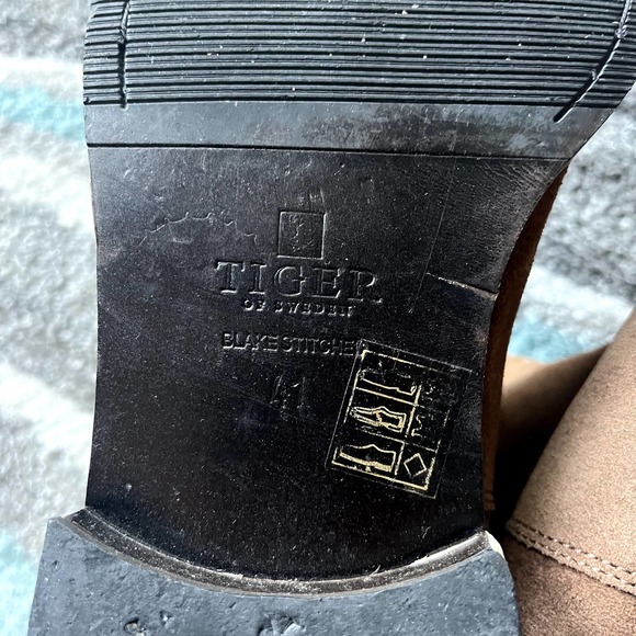 GUC Tiger of Sweden Suede Chelsea Boots - Sz 41 / US 10 - Picture 4 of 8